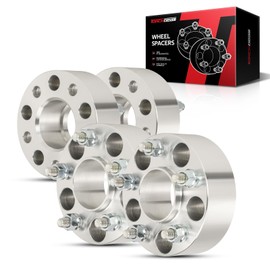 Torchbeam 5x4.5 Wheel Spacer 2" for 2011-2014 2, 2004-2025 3, 2006-2015 5, 2003-2021 6, 1993-2002 626, 1992-1995 929, 2016-2021 C-X-3, 2013-2025 CX-5, 67.1 Hub Bore & M12x1.5 Studs, 4PCS, Silver