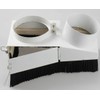 BestTeam Vacuum Cleaner Engraving Machine Dust Cover, 70mm/100mm Brush Vacuum