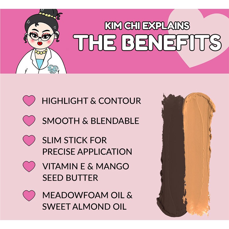 KIMCHI CHIC BEAUTY EFFIN SCULPT HIGHLIGHT & CONTOUR STICK -