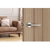 Designer Levers - Scylla Lever on Rose Door Handle -