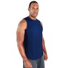 DEVOPS 3 Pack Men's Muscle Shirts Sleeveless Dry Fit Gym