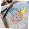 KICHOUSE Orienteering Compass Multi-Function Hiking Tool Ruler and Pointer for