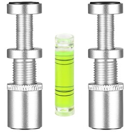 (2 Pack) GPU Support Bracket Silver Gpu Sag Bracket Graphics Card Support Brace Video Card Sag Holder with Magnet, Adjustable Anti Stand Aluminum (S, 26.5-49.5 mm/1.04-1.95 in)