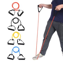 ZJchao Ligas de Resistencia Fitness Banda de Tubo de Cable de Ejercicio con Asas Crrea Theraband Pliates de Entrenamiento