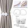 Magnetic Curtain Tie Backs & Clips - Rope Holders for