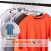 OIKA Heavy Duty Hangers 50 Pack - No Shoulder Bump