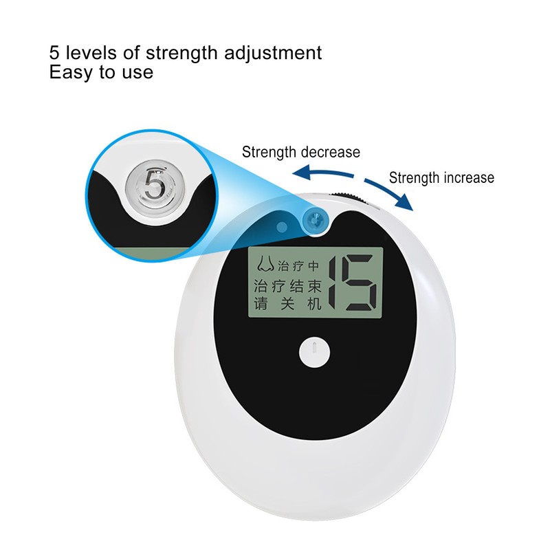 Nasal Therapy Device 5 Levels Strength Electric Pulse 15min Timer