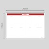 Magnetic Innovations Weekly Planner Notepad, Magnetic Backing for Fridge Mounting,