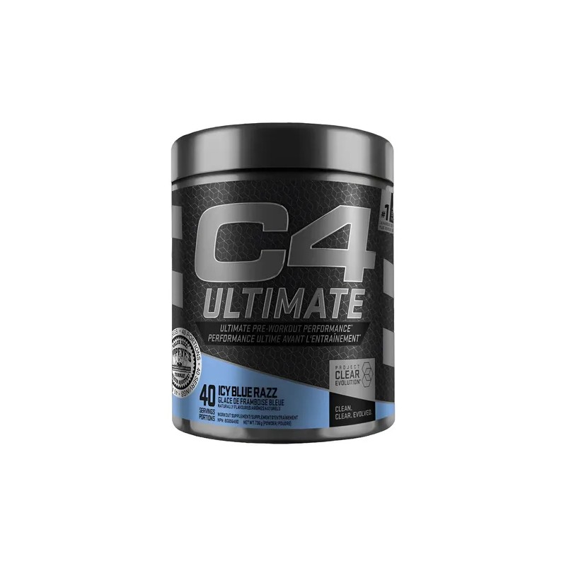 Cellucor C4 Ultimate 40 Servicios 736 Gr Sabor Icy Blue