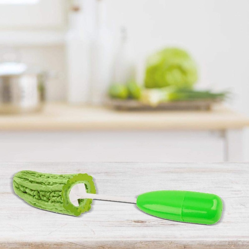 KENANLAN 4 Pcs Veggie Corkscrew Carver Set, Vegetable Spiral Cutter,Replaceable