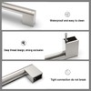 Amerdeco 10 Pack Brushed Satin Nickel Cabinet Pulls 6.3 Inch(160mm)