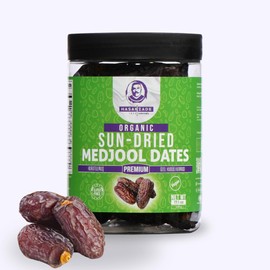 HASANZADE Organic Medjool Dates Sun Dried Healthy Snacks for Adults and Kids Vegan Gluten Free Dried Fruit Snacks (18,3 Oz)