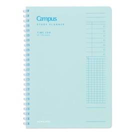 Kokuyo AMS-SY131TL-G Campus Time Log Study Planner, A5, Green