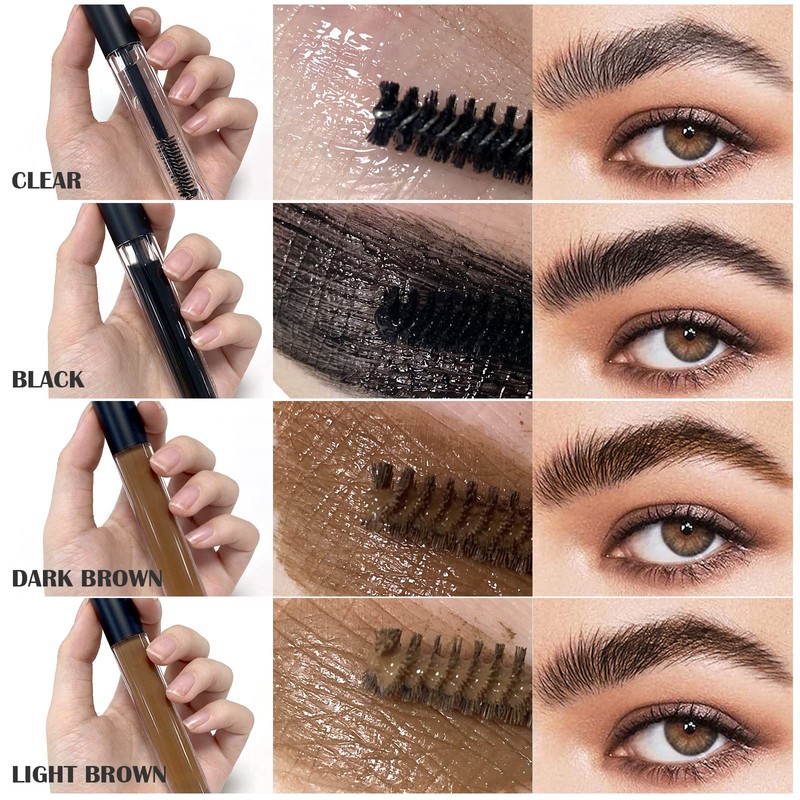 DAGEDA Clear Eyebrow Setting Gel, Brow Fix Gel, Waterproof And