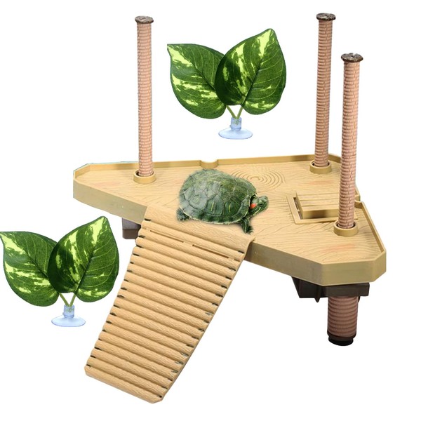 ATB-GIFT Turtle Dock Floating, Reptile Floating Platform, Reptile Turtle Frog