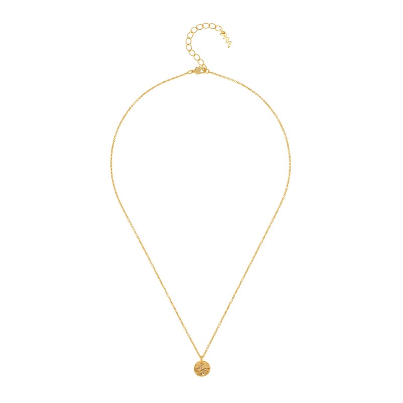 All We Are Rune Sowilo Crystal Pendant Chain Necklace for