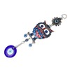 9.3in Blue Evil Eye Owl Pendant Decoration Protection Blessing Lightweight