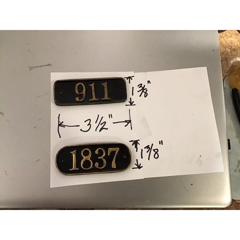 gamewell Police Call box number plate