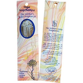 Mother's India Fragrances - Yoga Nagchampa 12 Stick MiniStick Packet 5"
