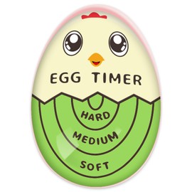 Lasubst Egg Timer for Boiling Eggs Soft Hard Boiled Egg Timer That Changes Color When Done,Green