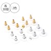 RICISUNG Piercing Catch, No Falling, 60 Pieces (30 Pairs) Anti-Down