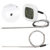 Touch Screen Digital Barbecue Thermometer with Timing Function Kitchen Cooking