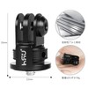 HSU Gopro 1/4 Adapter Anodized Aluminum 1/4 Screw Hole to