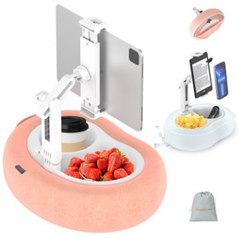 CYUGM Versatile Waterproof Tablet Kindle Pillow Stand for Bed Couch Bathtub Pool Lounger, Portable Inflatable Kindle Holder with Detachable Fabric, Easy Care & Suit All Seasons, Fit 5-12.9'' Devices