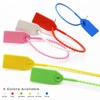 120 Pcs Security Tags Plastic Security Seals Cable Tie Labels,