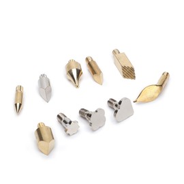 YIHUA Replacement Pyrography Tips (Solid Tip Type) for YIHUA 939D-II YIHUA 930-IV and YIHUA 939D-VII Wood Burning Pyrography Kit