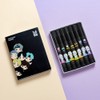 Monami [Monami] TinyTan Oil-based Marker_7-piece Set_Postcard Set (TinyTan)