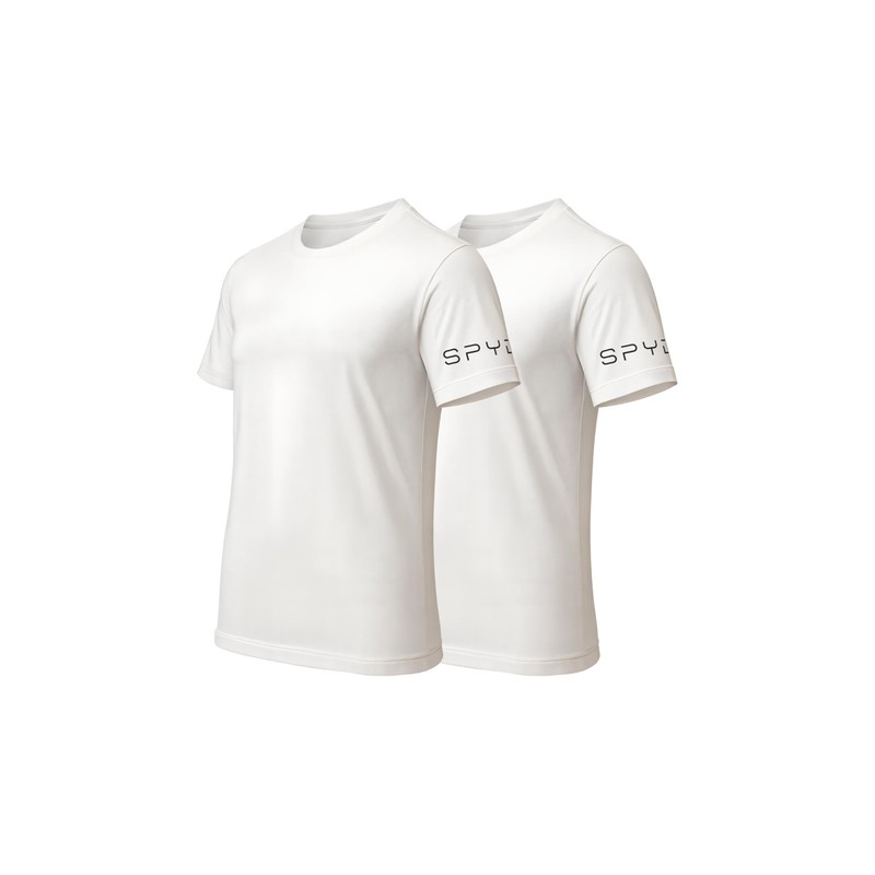 Spyder Mens Performance Moisture Wicking Crew Neck Undershirts/Ultra Soft Stretch