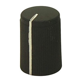 KNURLED KNOB, Aluminium, Black, 10MM, Cabinet Hardware, Door Hardware, Knobs & Handles Accessories, Qty X 1 | MC7251