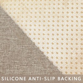 NOYOURS Couch Arm Covers, Anti-Slip Sofa Armrest Cover for Recliner, 2pc Washable Sofa Arm Covers, Dogs Cats Pet Scratch Proof Couch Arm Protectors, Cream Brown, 24x28inch