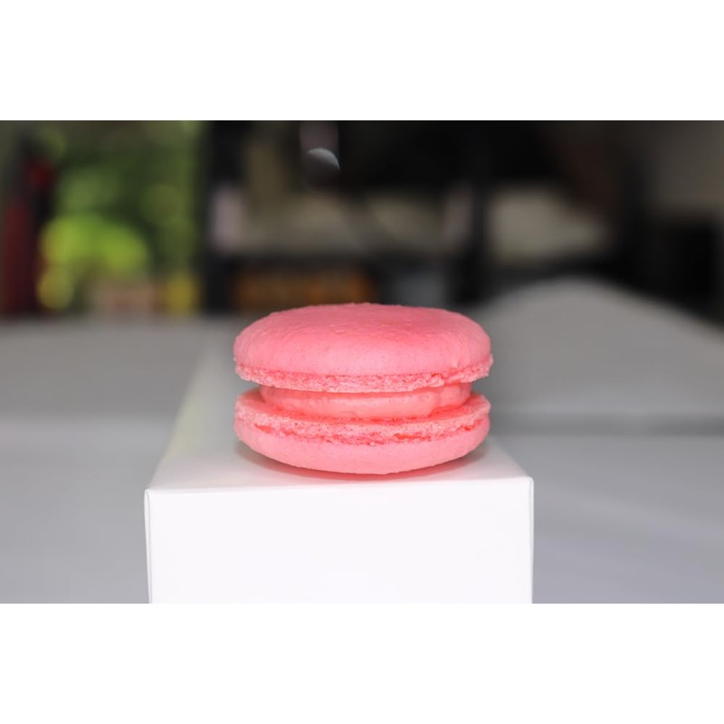 French Macarons - Macaron Bites Strawberry Macarons, 24 Count