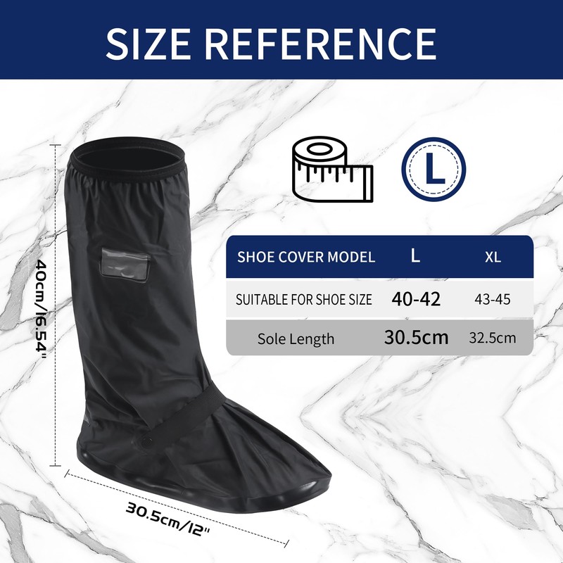 Waterproof Shoe Covers (L)