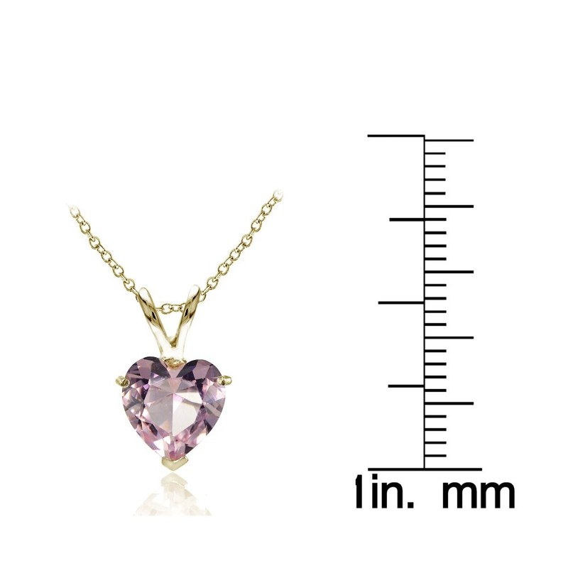 Plata de Ley Chapados en oro amarillo imitación Gemstone 7