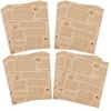 Kansai Paperwork 160096 WAX Paper English Letters Pattern, 40 Sheets,