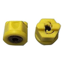 caSino187 2 x 400 Yellow Bushings Brush End Caps Bearings for Roomba 405 4230 415 400 4210 440