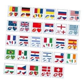 minkissy Face Flag 116pcs Waterproof Usa Flag Stickers Temporary for Adults and Boys and Girls Perfect for 4th of July