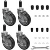 MySit 5 Inches Prep Table Wheels Set of 4, Expanding