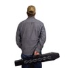 VOODOO Black Coffin Pool Cue Case, Deluxe Vinyl Hard Billiard