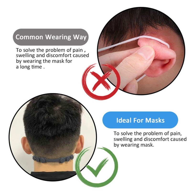 Mask Strap Extender,Anti-Tightening Mask Holder Hook Ear Strap 2020 Update