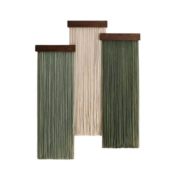 Wondramble Pack of 3 Macrame Wall Hanging, Boho Macrame Tapestry,