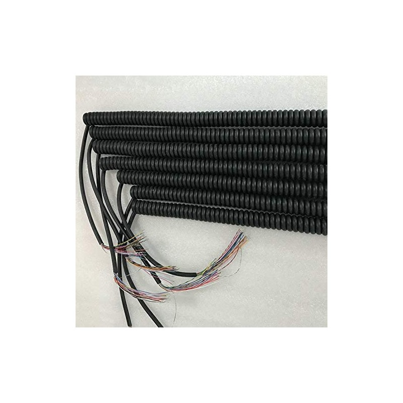 26 Cores Industrial Spring Spiral Coiled Cable CNC Handheld Encoder