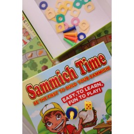 Flip-a-coin Games Sammich Time Board Game - Great for kids, young teens, and family game night!