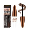 Tattoo Eyebrow Gel Easy Peel Off - Light Brown Eye
