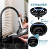 Zonon 5 Pcs 3-1/2 Inch Kitchen Sink Drain Strainer Assembly