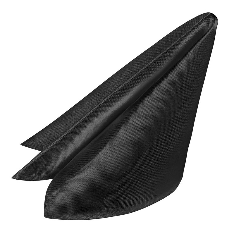 URAQT Pocket Square Plain Men's Pocket Square Holder Pre-Folded Fabric