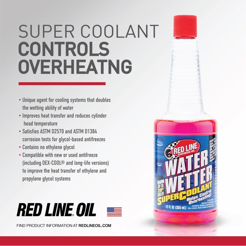 Red Line 80204 WaterWetter Super Coolant - 12 Ounce (2